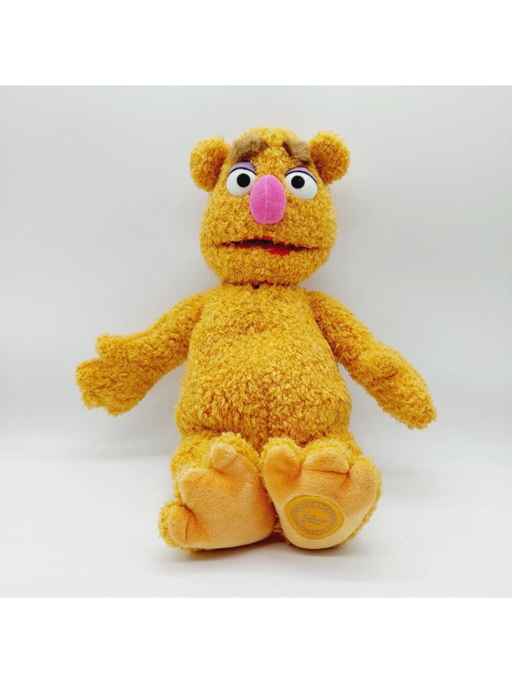Disney Muppets Fozzie Bear Plush 13” Disney Store Exclusive No Tie Or Hat.